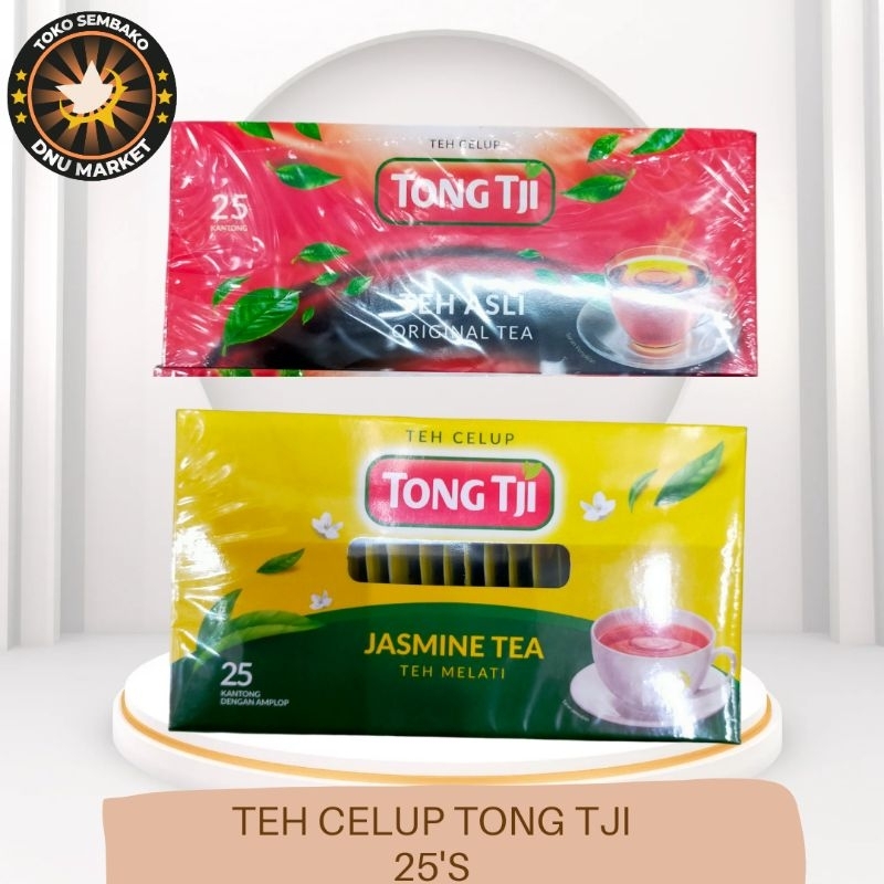 

TONG TJI TEH CELUP ASLI BOX 25x2g | TONG TJI TEH CELUP JASMINE TEH BOX 25'S