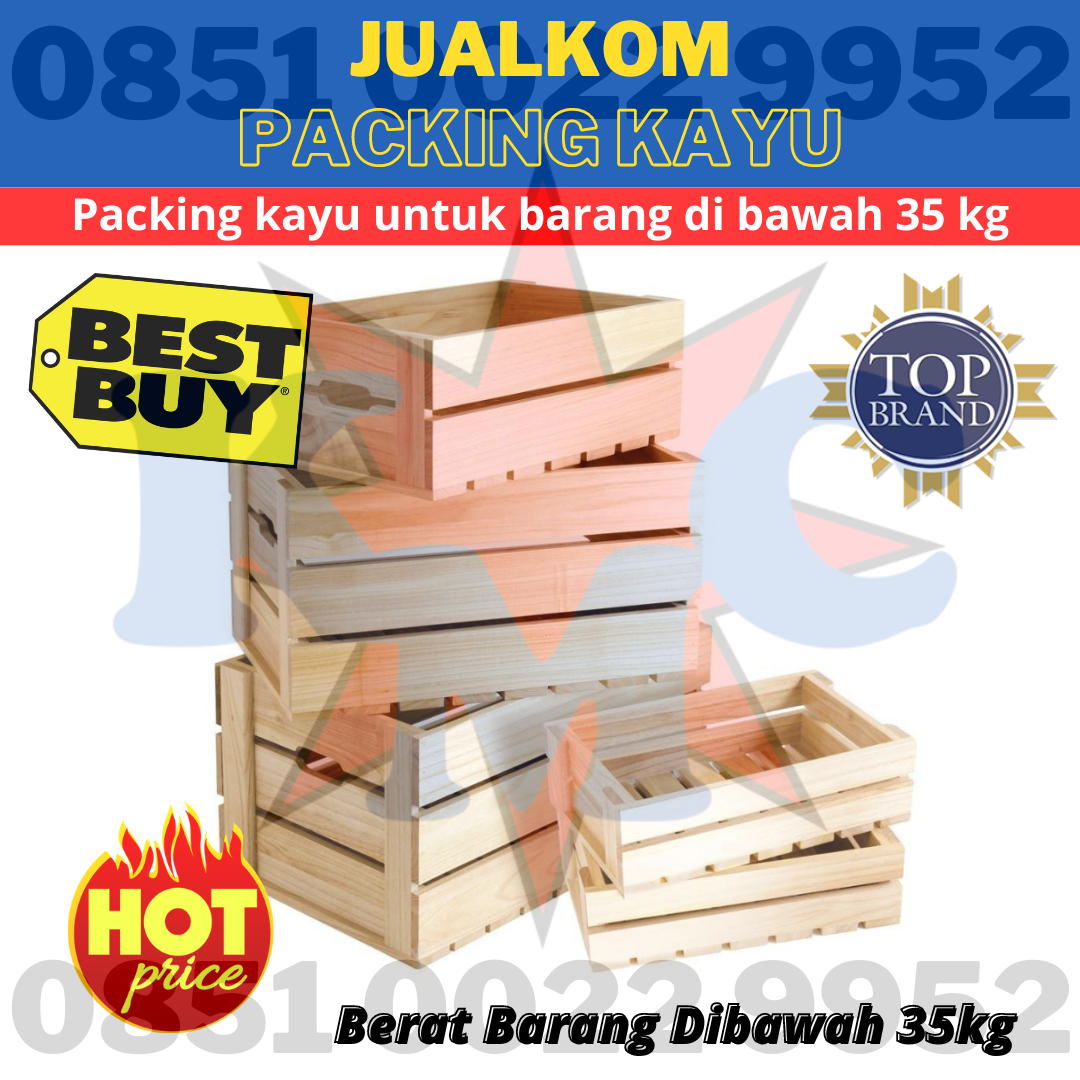 Packing Kayu Untuk Barang Di Bawah 35 kg