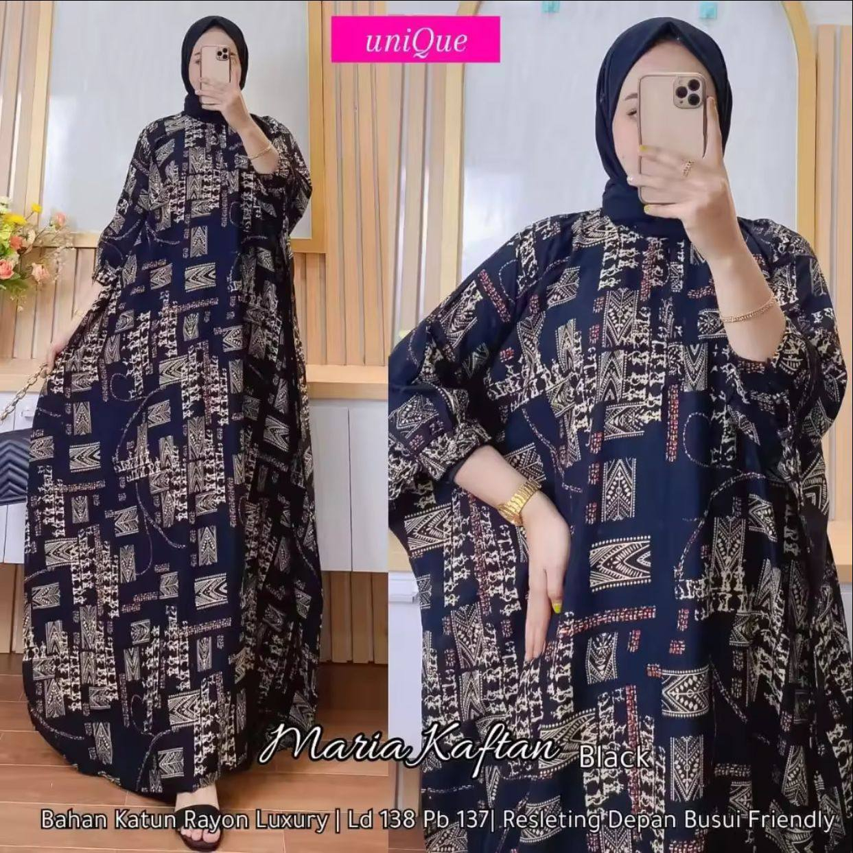KAFTAN UNIQUE GAMIS JUMBO EFITA KAFTAN SUPER JUMBO
