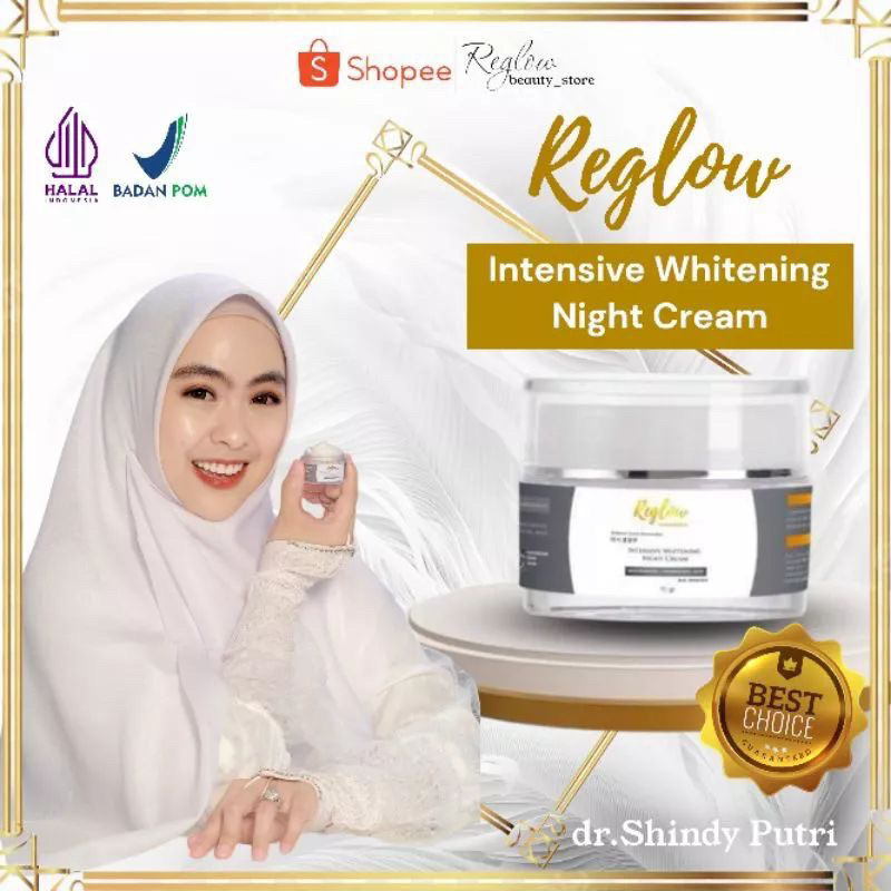 (BISA COD) INTENSIVE WHITENING NIGHT CREAM REGLOW DR SHINDY SKINCARE ORIGINAL