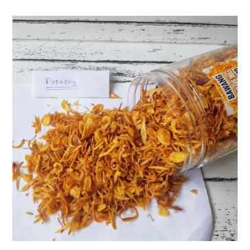 

Bawang Goreng murni toplse 500 ml / tanpa tepung - Brebes Murni