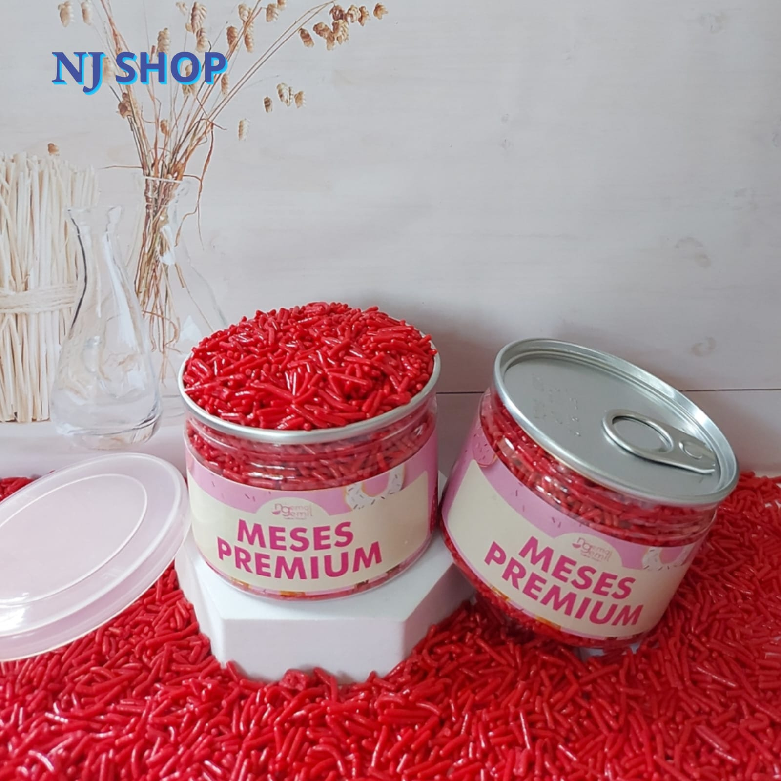 

[Coklat Original] - Can Meses Merah Butiran Coklat Sprinkle Topping Kue Donut Bolu Kualitas Premium