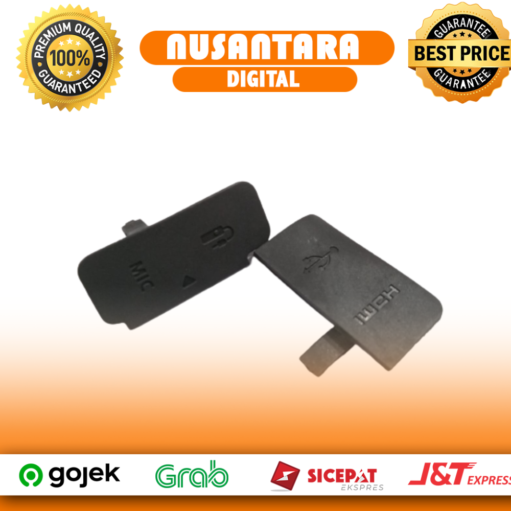 Karet Rubber Tutup USB HDMI MIC Canon Eos 200D