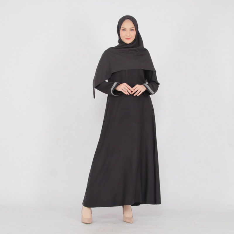 ABAYA BASIC RAYON TWILL by hawacorner Abaya polos basic rayon twill