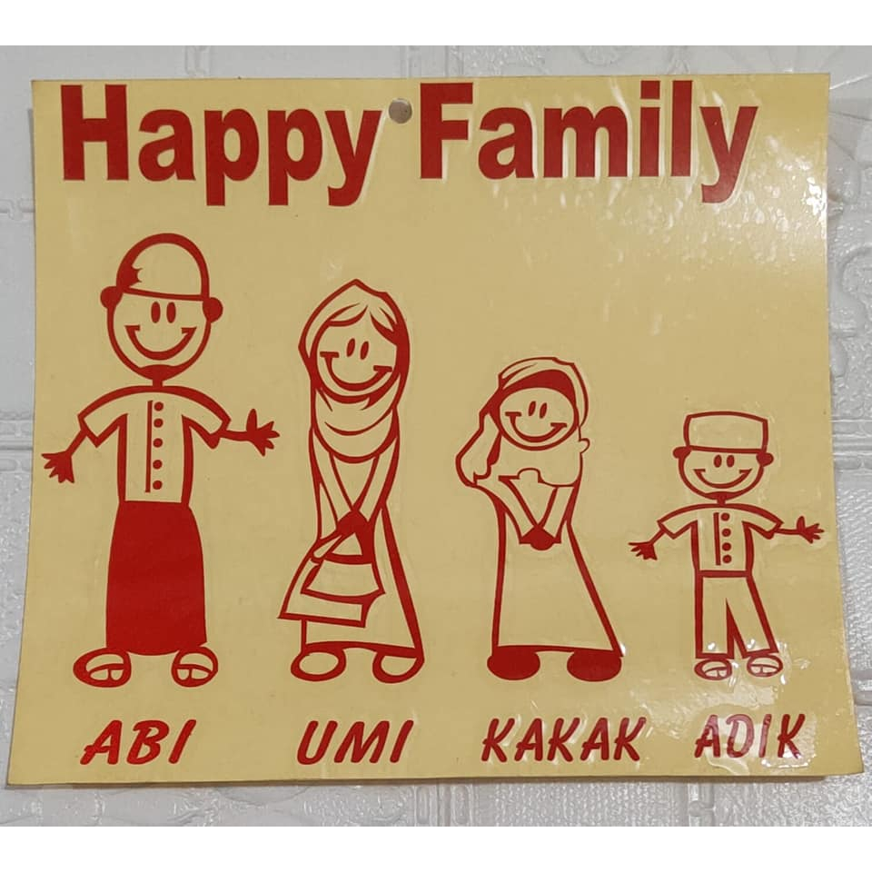 

STIKER KECIL CUTTING METALIC MOTIF HAPPY FAMILY