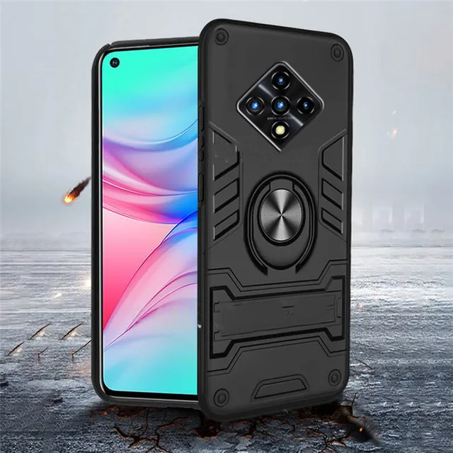Case Armor +Ring Infinix Note 10 Note 10 Pro