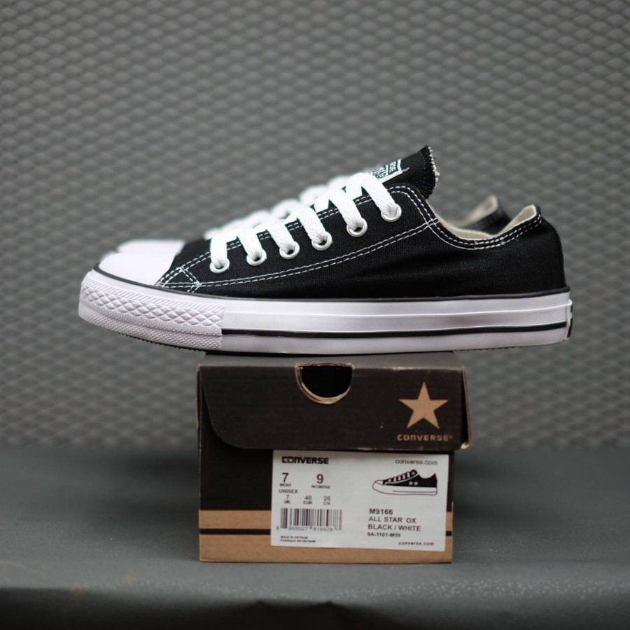 sepatu Allstar Classic Low Sepatu Sneakers Alstar Convers Pendek Warna Hitam Bahan Canvas Sekolah Pria Wanita Anak Sd Smp Sma Kuliah Nb Tali Full Hitam M1 Termurah