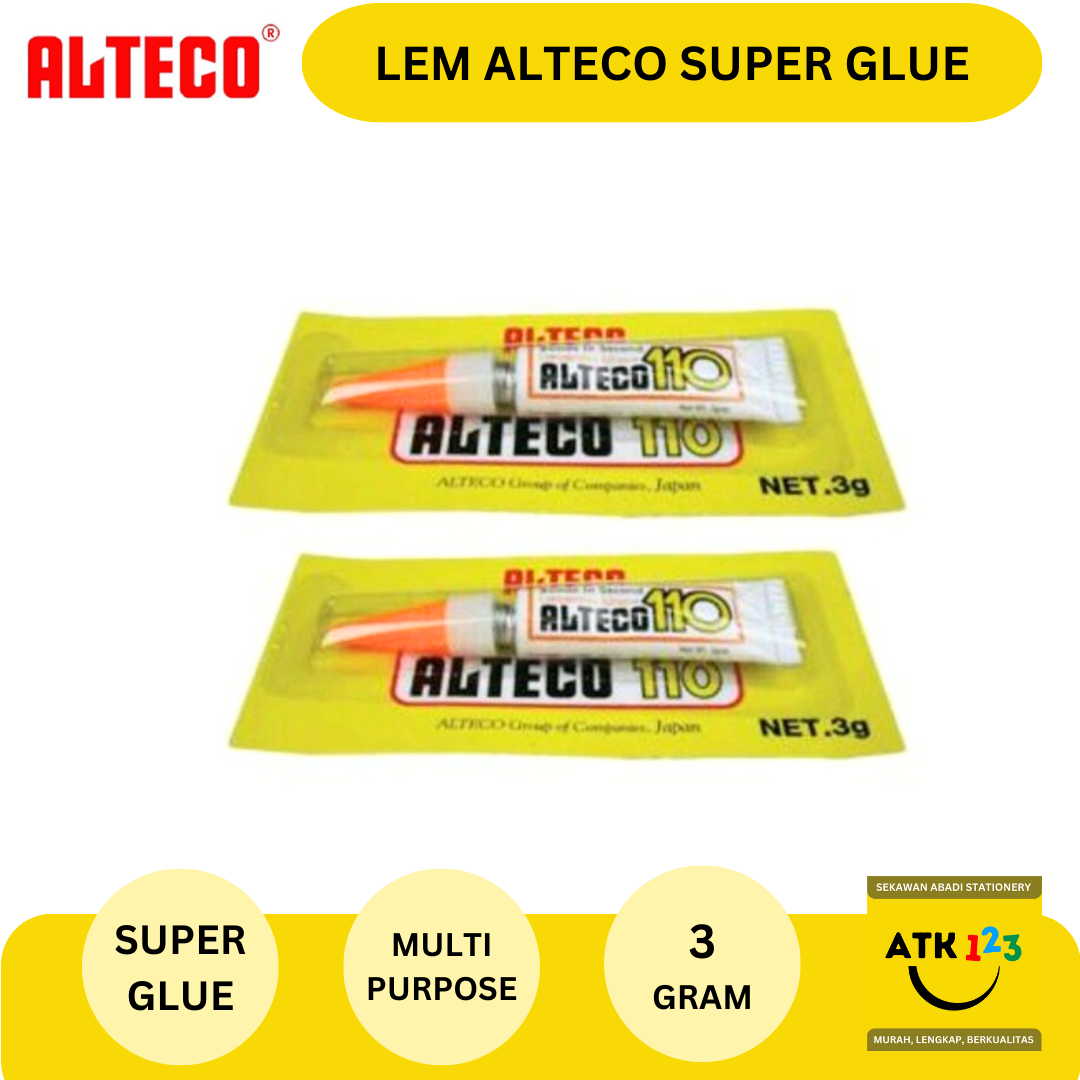 Lem Alteco Super Glue 3 gram ORIGINAL!!