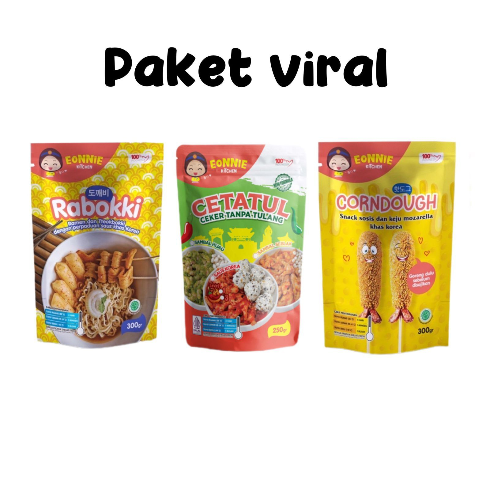 

Paket viral isi 3 rabokki corndog cetatul