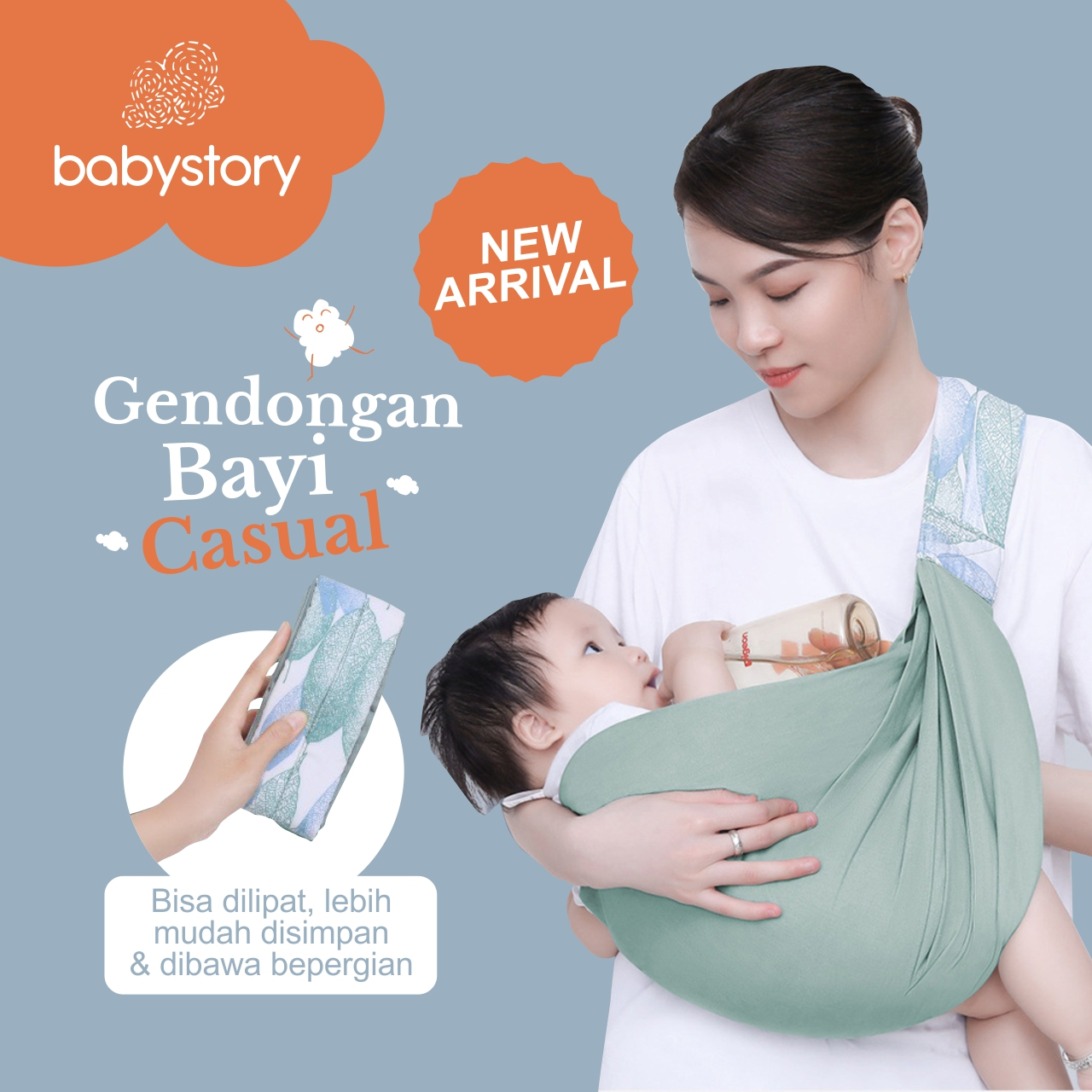 Gendongan bayi gendongan casual gendongan samping gendongan Sling Bayi Depan Shape Cocok gendongan M shape gendongan bayi gendongan