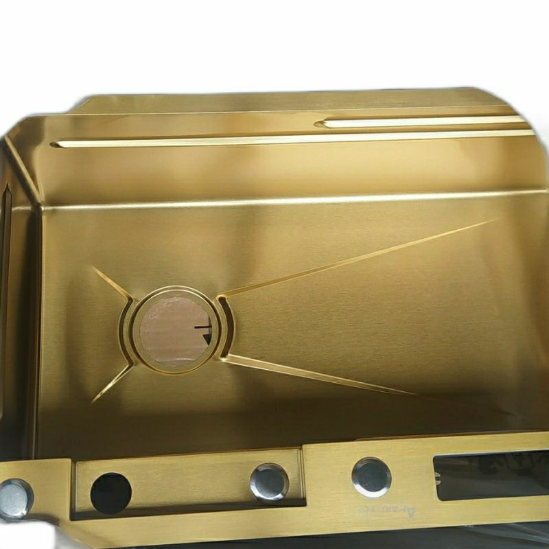 KITCHEN SINK  PRESTIGE/ BAK CUCI PIRING AMERITECH SHINY GOLD KEKINIAN