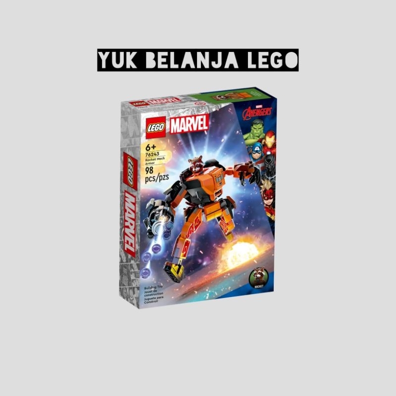 LEGO Marvel 76243 Rocket Mech Armor (98 pieces)