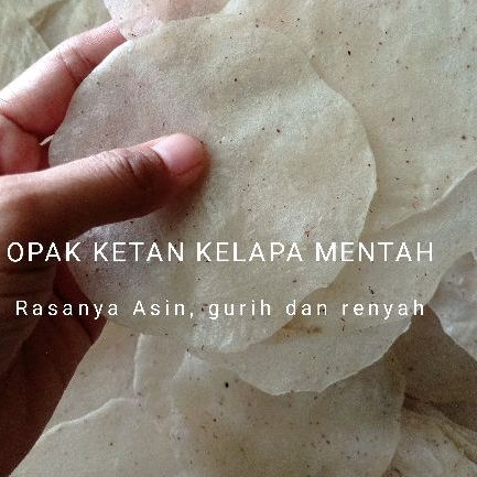 

Opak Ketan Kelapa 100 Pcs / Opak Ketan Bakar / Opak Ketan Goreng