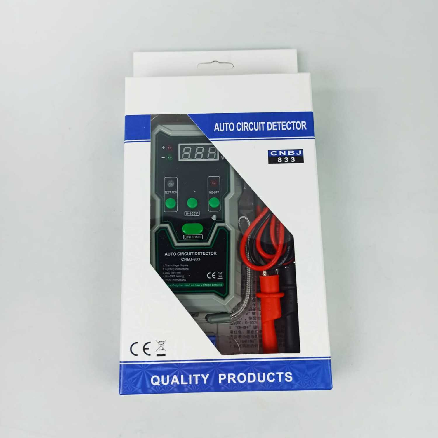 Detektor Sirkuit Kendaraan Mobil Motor Auto Circuit Tester Kompatibel Kendaraan Fitur On Off Uji Komponen