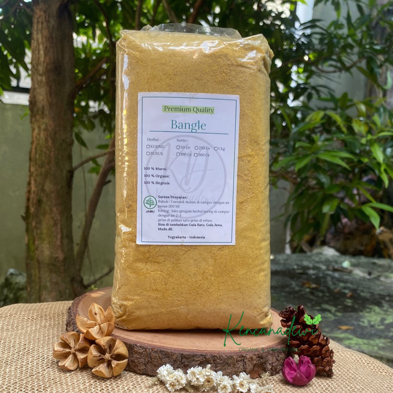 

Serbuk bengle/bangle murni herbal bubuk rimpang bengle