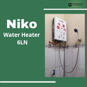 NIKO Water Heater Niko NK 6LN / Pemanas Air Kamar Mandi Putih