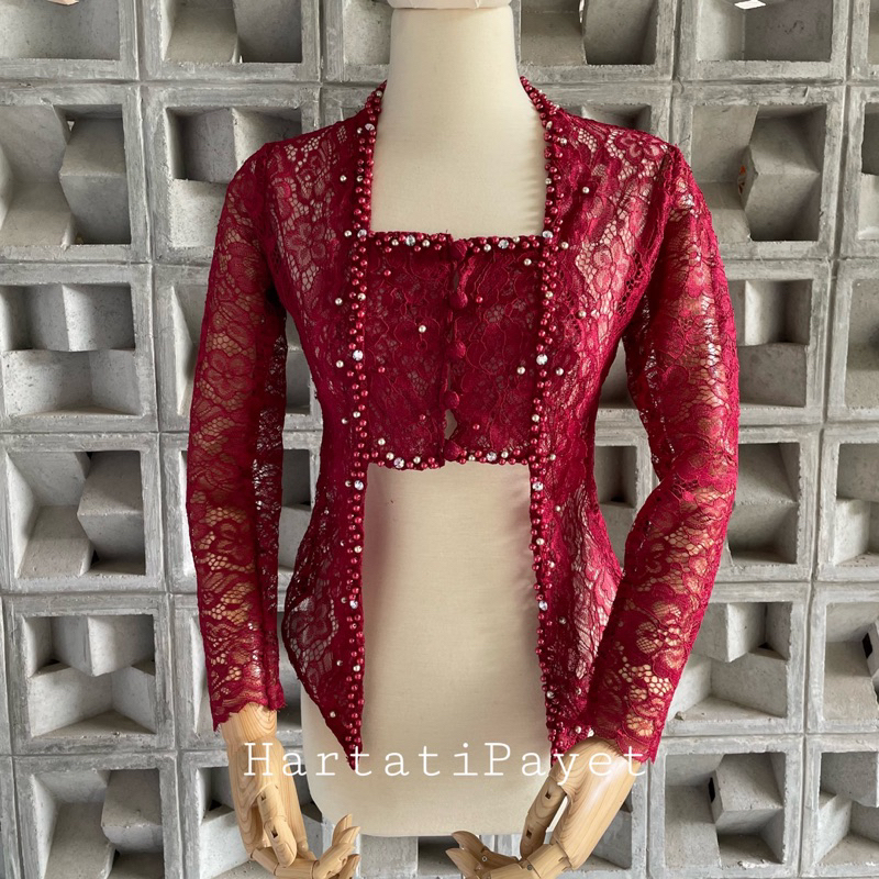 Kebaya Kutubaru Mutiara / Kebaya Kutu Baru Brokat Modern