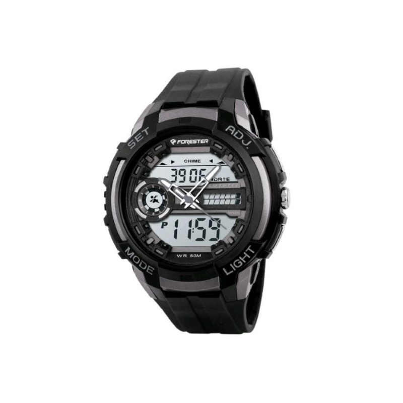 JAM TANGAN FORESTER JTF 1007 BLK - DIGITAL ANALOG WATCH FORESTER