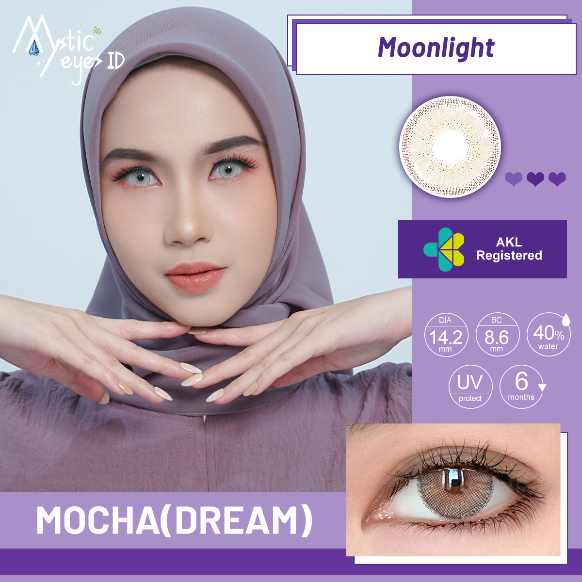 SOFTLENS POLAR LIGHTS SERIES COLORED LENSES 14.2MM