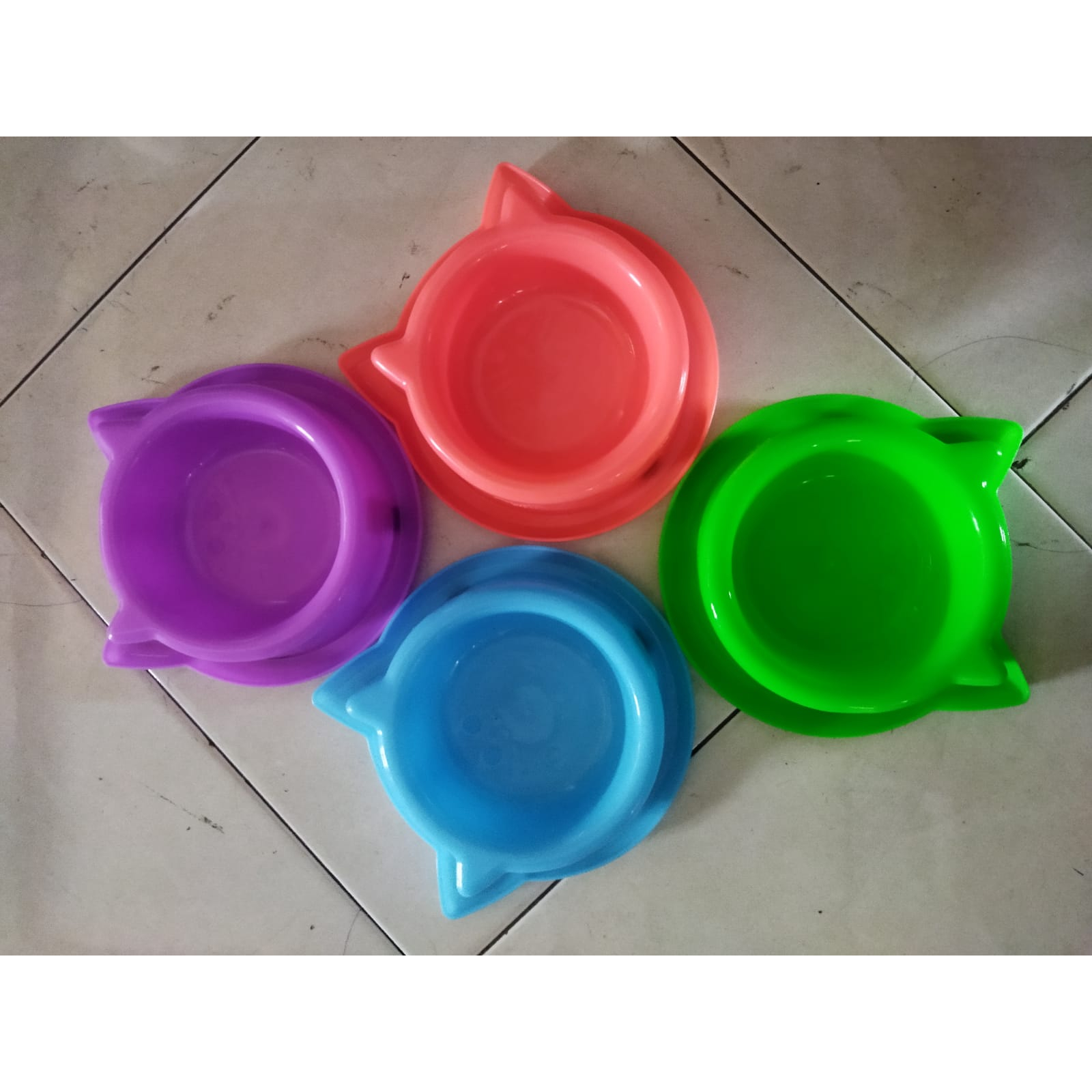 TEMPAT MAKAN KUCING ANJING KELINCI MOTIF