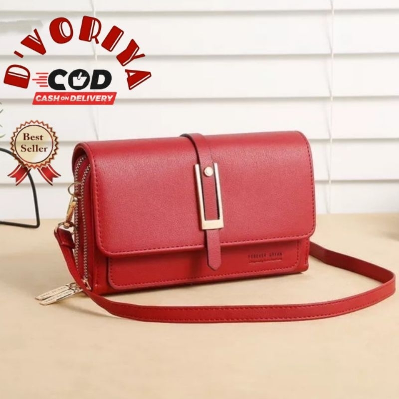 tas slempang tas genggam dompet handle bag tas wanita murah simple dompet gantung