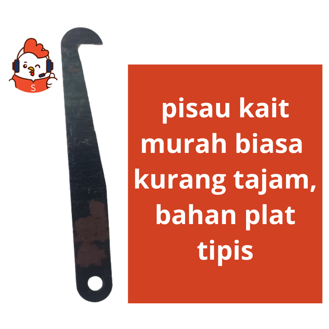 pisau raut jalu model lipat berkualitas tinggi zeorfarm
