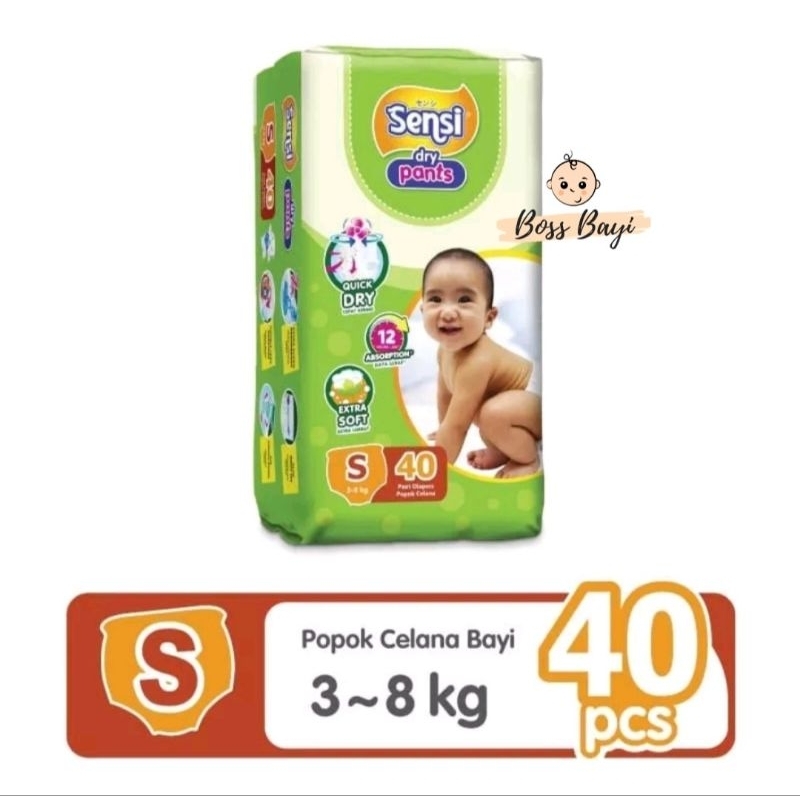 SENSI - Reguler Dry Pants / Popok Celana Bayi Anak Daya Serap Tinggi