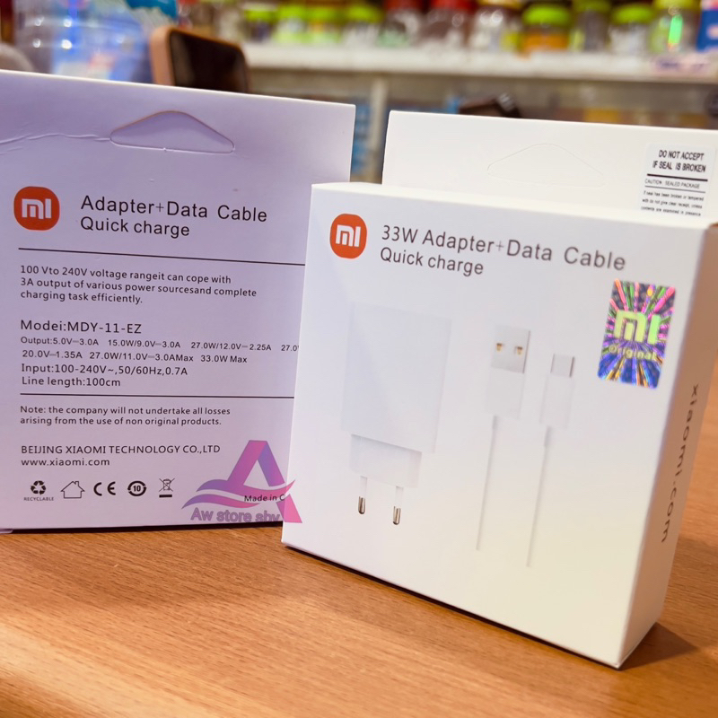 Charger Xiaomi 33 Watt Type C 6A TURBO Charge Redmi 13 note 9 10 pro 10S 11 Pro Note 12 Mi 9 10 11 Poco M3 Pro Poco X3 X4 X5 Pro 4G 5G Original Casan 33W