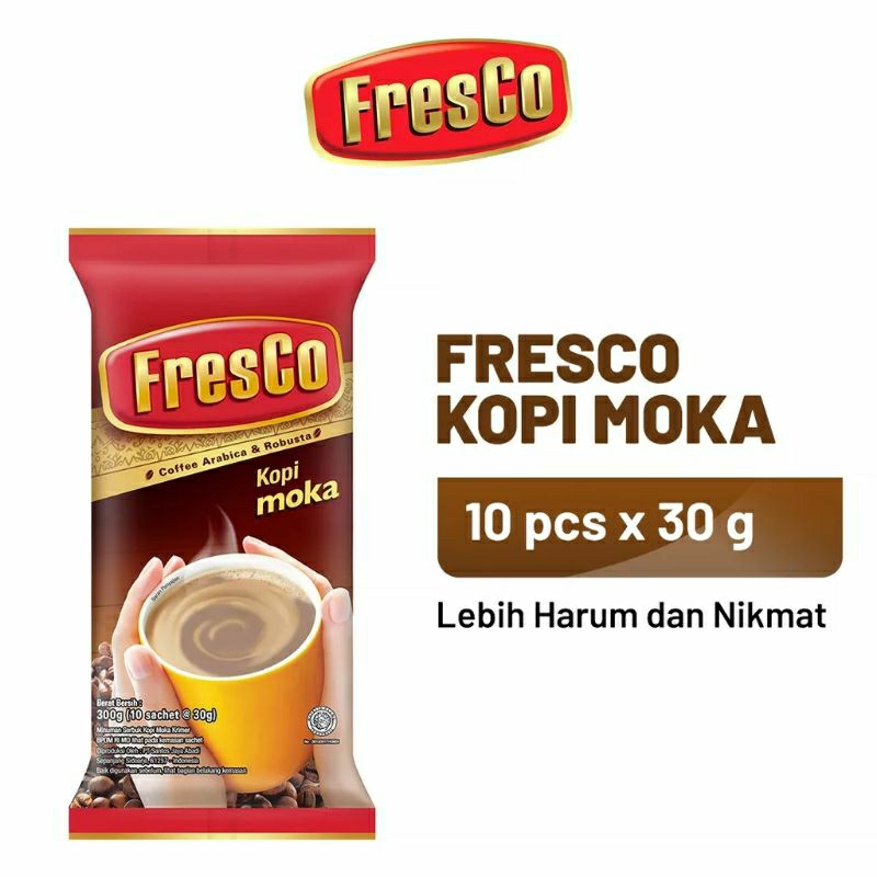 

FRESCO KRIM MOCA 1 PACK ( 10X30 GRAM )