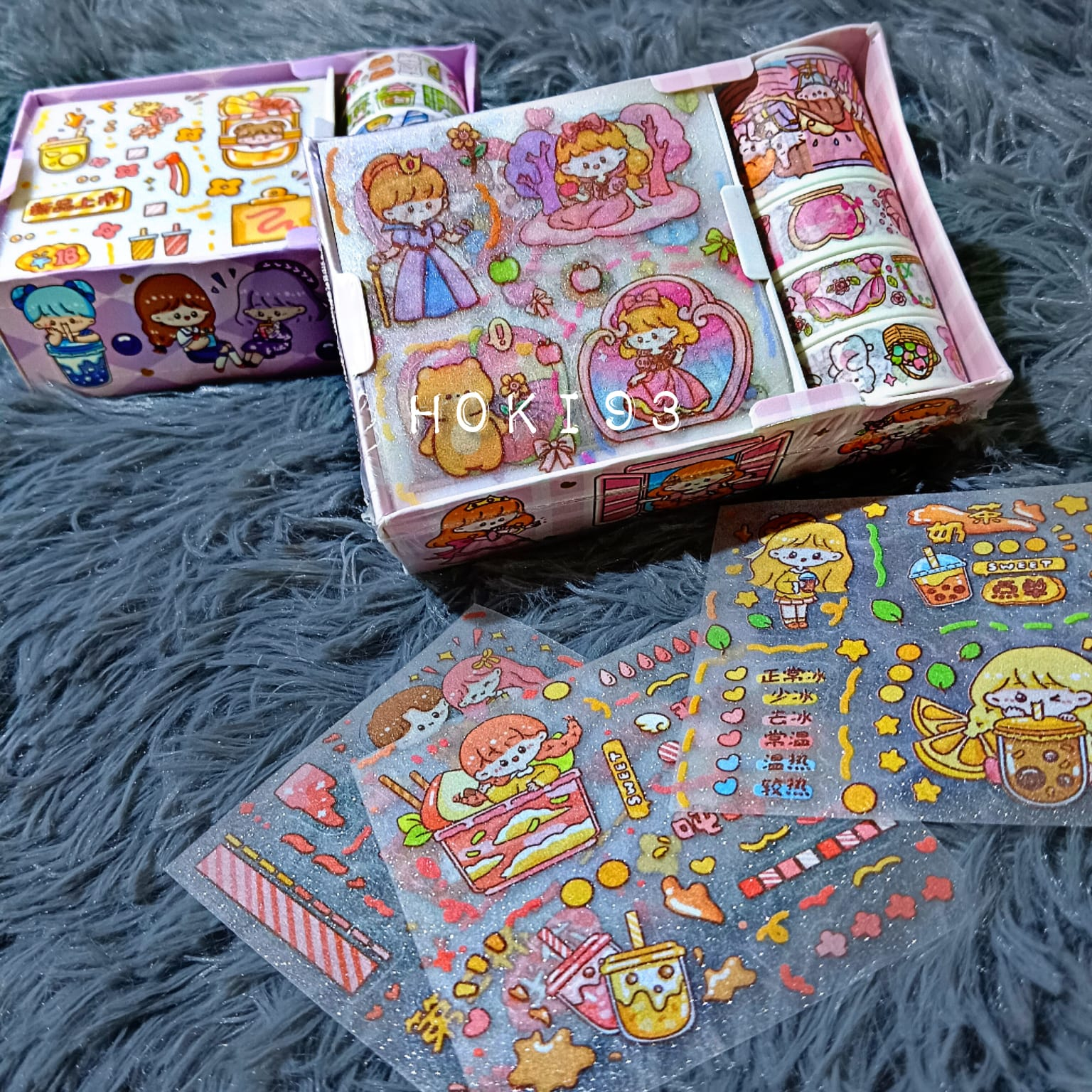 stiker SOLASI LUCU karakter kartun SOLATIP BOX