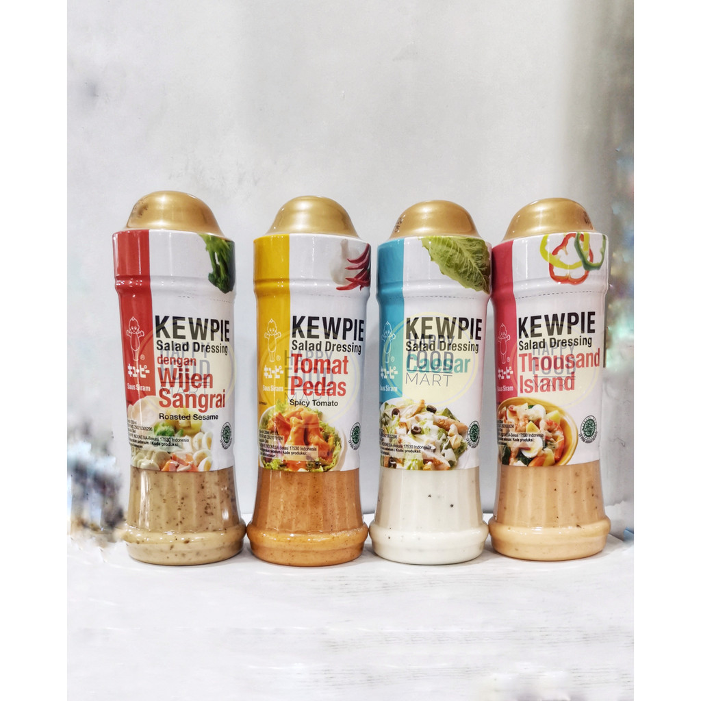 

[HALAL] KEWPIE SALAD DRESSING SAUS SIRAM 200 ML/WIJEN SANGRAI/CAESAR/THOUSAND ISLAND/SPICY TOMATO