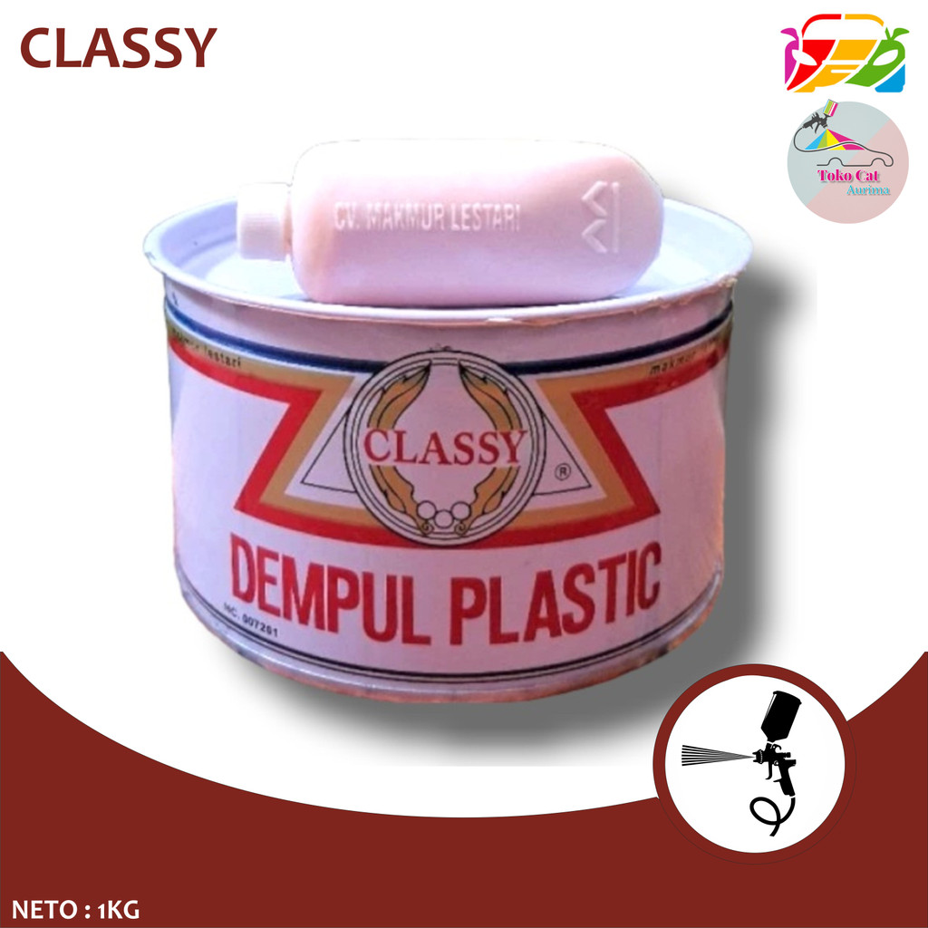 DEMPUL CLASSY DEMPUL PLASTIK DEMPUL BESI DEMPUL KAYU 1KG