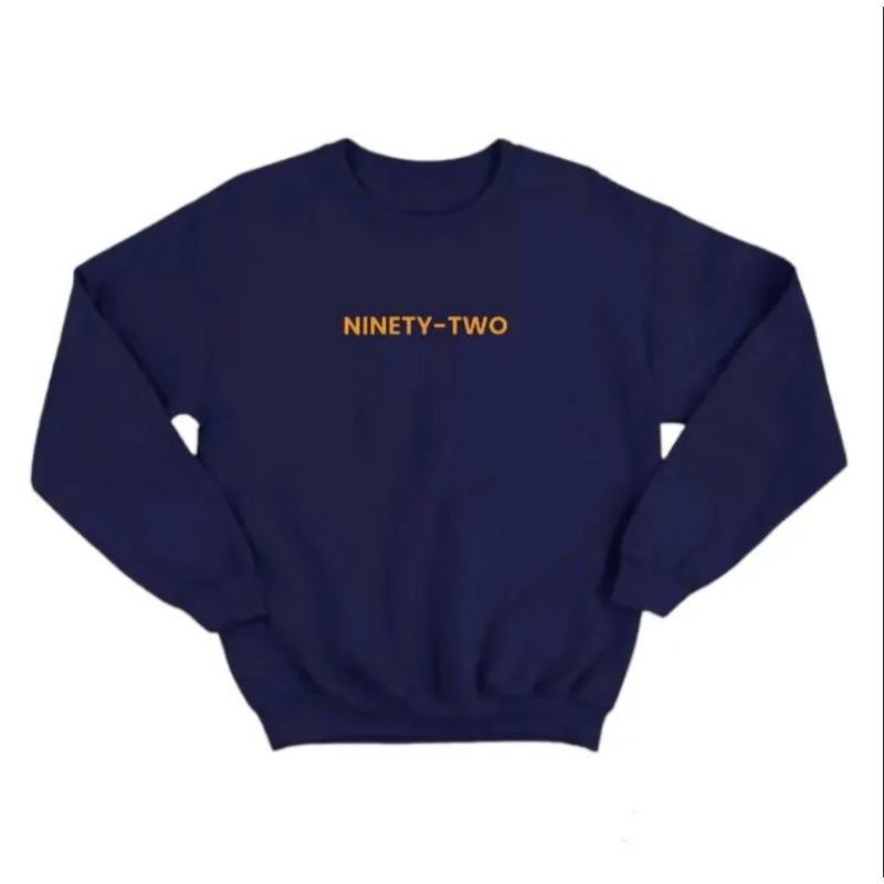 sweater crewneck Logo NINETY-TWO unisex L. XXL. 3XL. 4XL. 5XL. 6XL