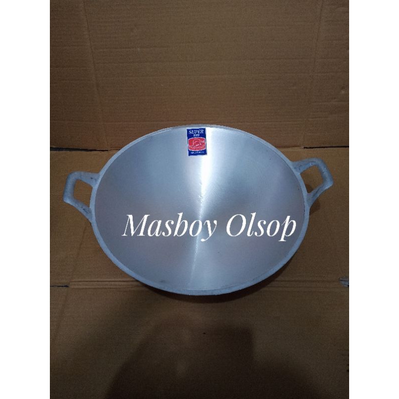 Wajan Kuali Penggorengan Alumunium No.16 TEBAL Cekung / Diameter 40 cm