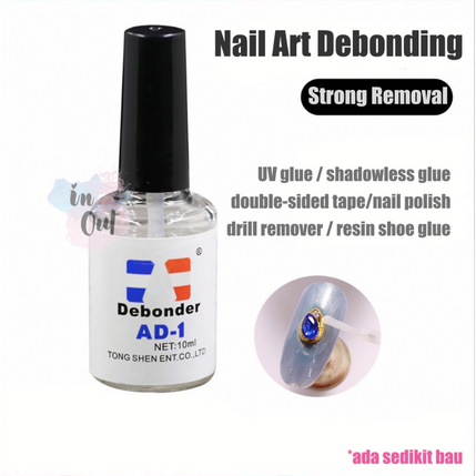 Debonder pembersih lem kuku palsu dan Bulu Mata 10ml / Glue Remover removal / pembersih lem pinset / alat menghilangkan lem bulu mata