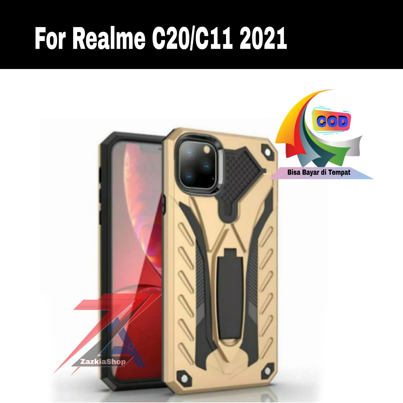FOR ( OPPO REALME C20/C11 2021) Casing/Hardcase Phantom Robot Kick StandingV