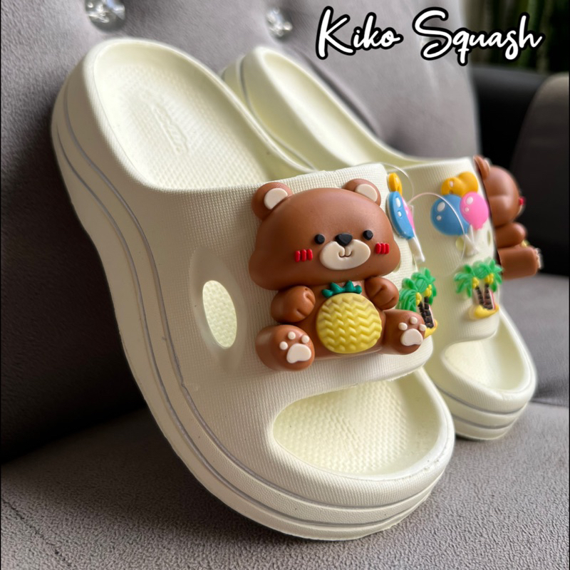 SANDAL WEDGES ANAK EVA JELLY MOTIF KIKO