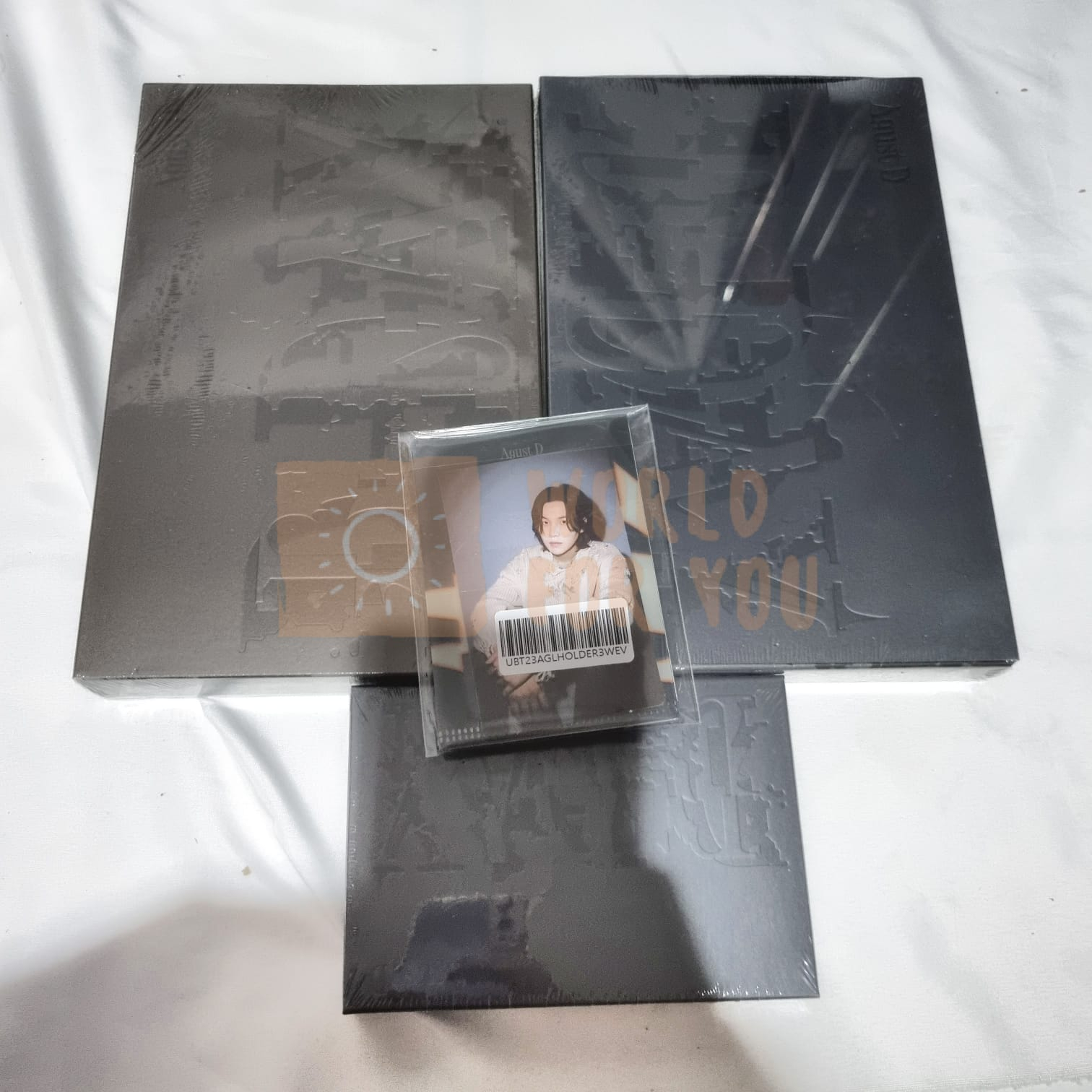 [Ready] Album Suga D-Day Agust D Sealed Weverse POB Weverse PC Photocard Frame