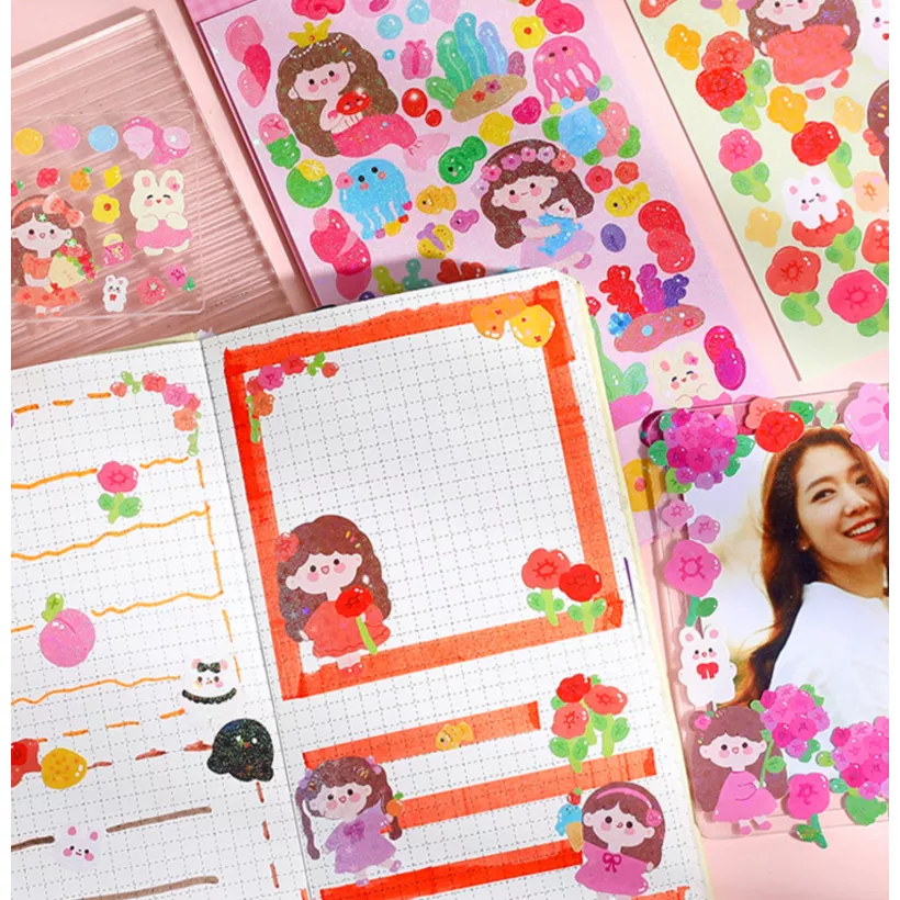 BIANCA - Stiker 006 DIY Stiker Lucu Hias Buku Diary