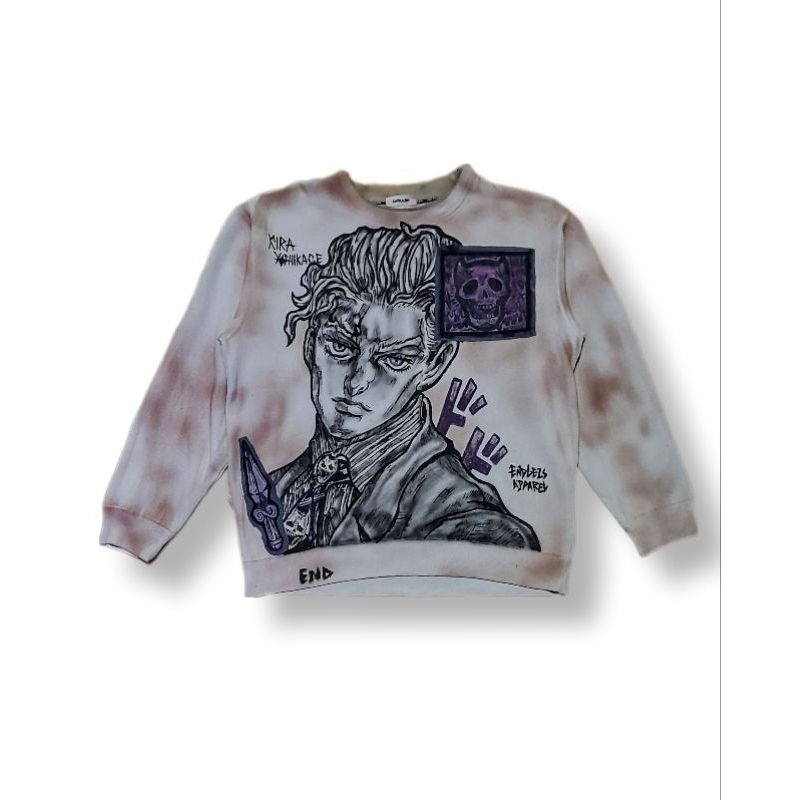 Crewneck design rework anime jojo// kira