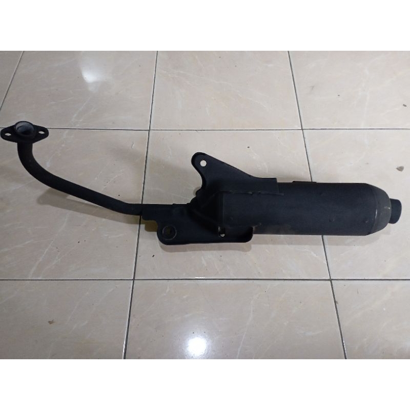 KNALPOT BLEKAN YAMAHA MIO SPORTY ORIGINAL 5TL