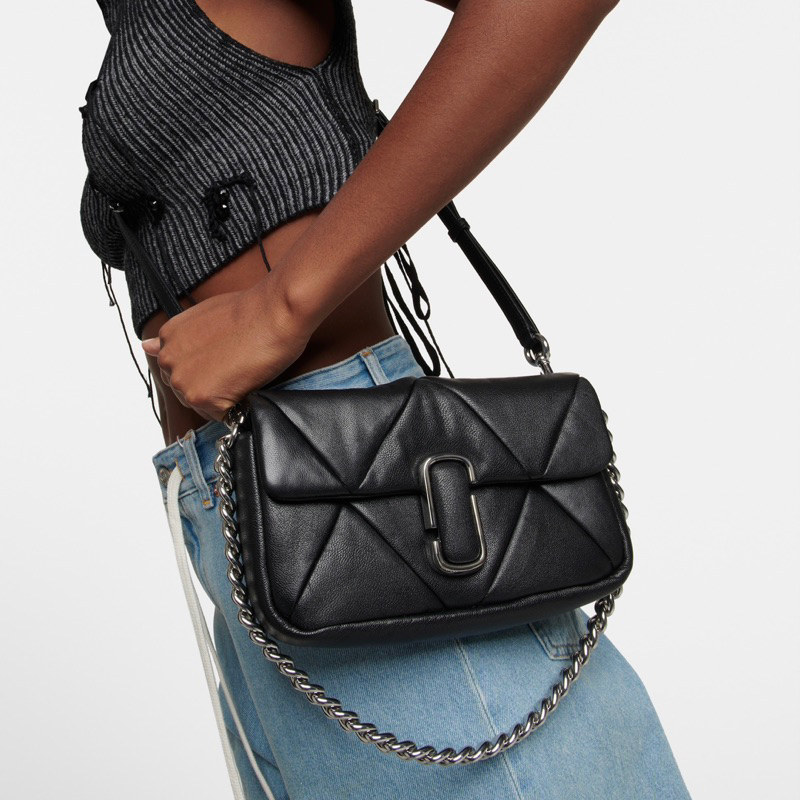 Original Marc Jacobs The Puffy Diamond J Marc Quilted Leather Shoulder Bag