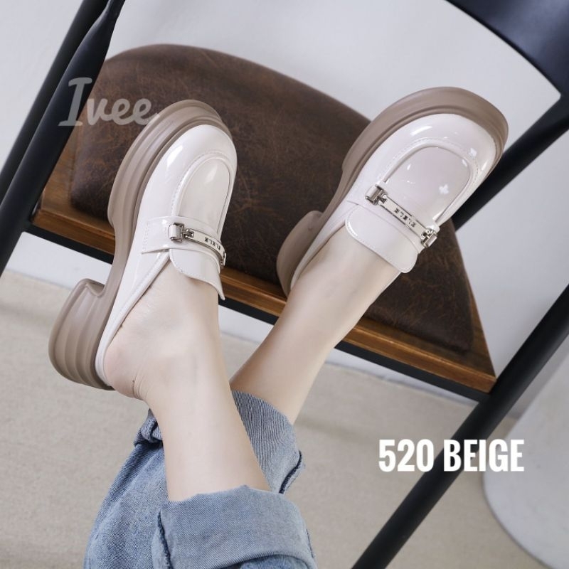 IVEE OXFORDS WEDGES SLOP KOREA SHOES ELELE #520