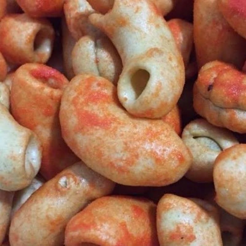 

krupuk makaroni pedas makaroni ngembang balado manis 1 bungkus