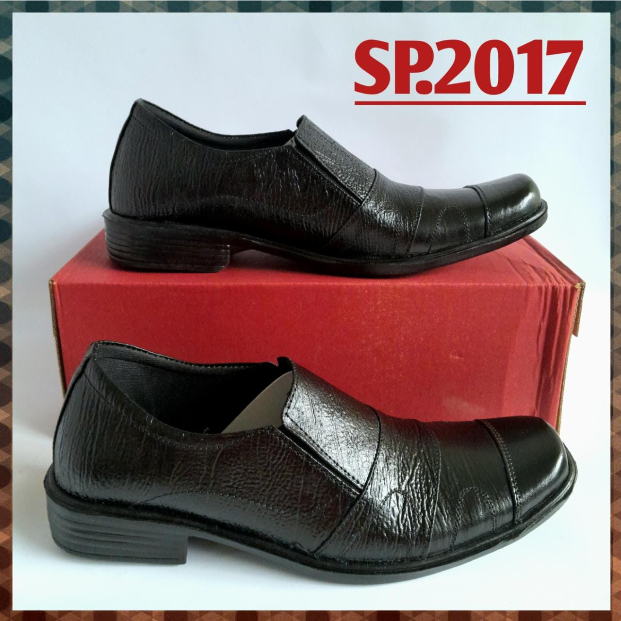 TERBARU !!! SEPATU PANTOFEL KULIT SAPI Asli Garut