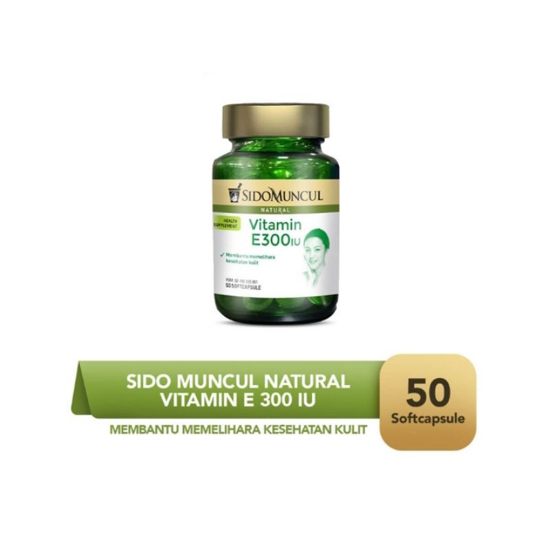 Sidomuncul Vitamin E 300 IU 50 Kapsul