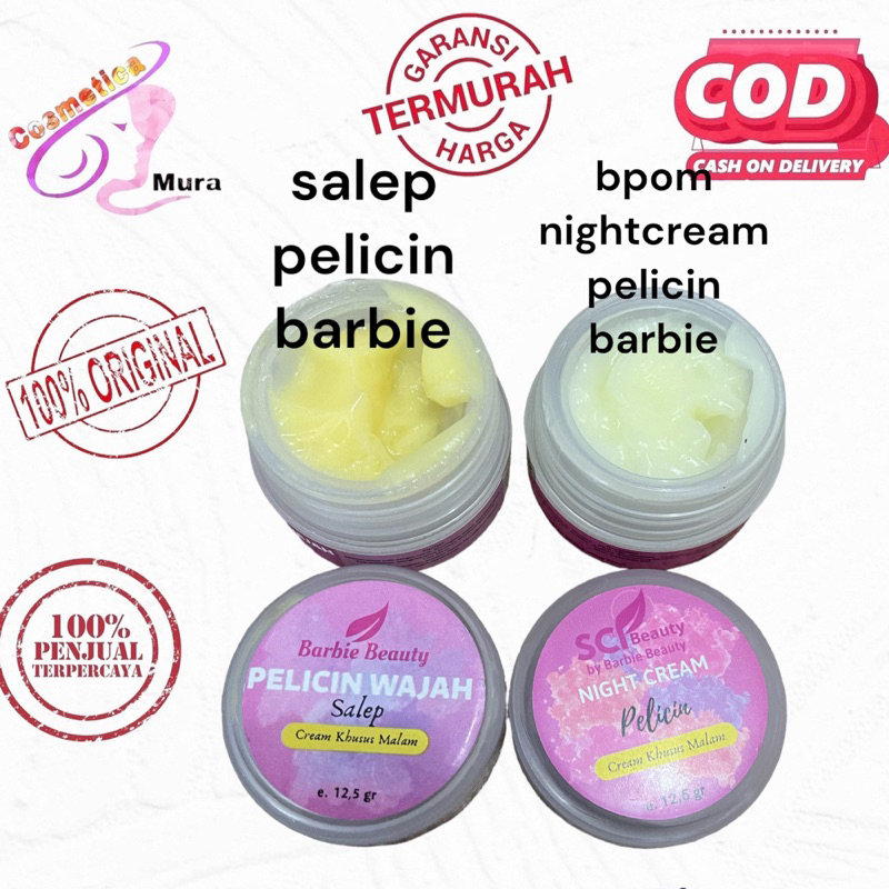 [ cek PHOTO sudah bpom aman ] hati2 barang kw murah // barbie beauty ada harga grosir ❤️ salep pelicin berbie beauty || new produk pasti best seller - berbie beauty salep pelicin wajah khusus malam - salep glowing berbie beauty night cream