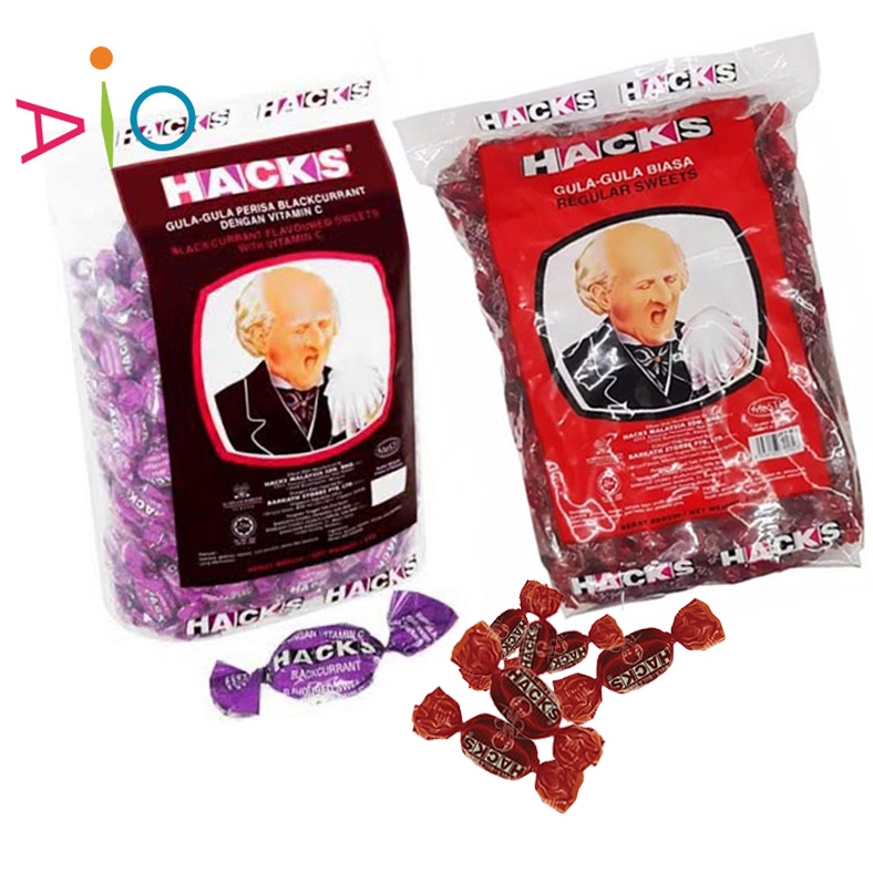 Permen Hacks Malaysia [ Blackcurrant / Lemon / Original ] Permen Hack 1.8kg