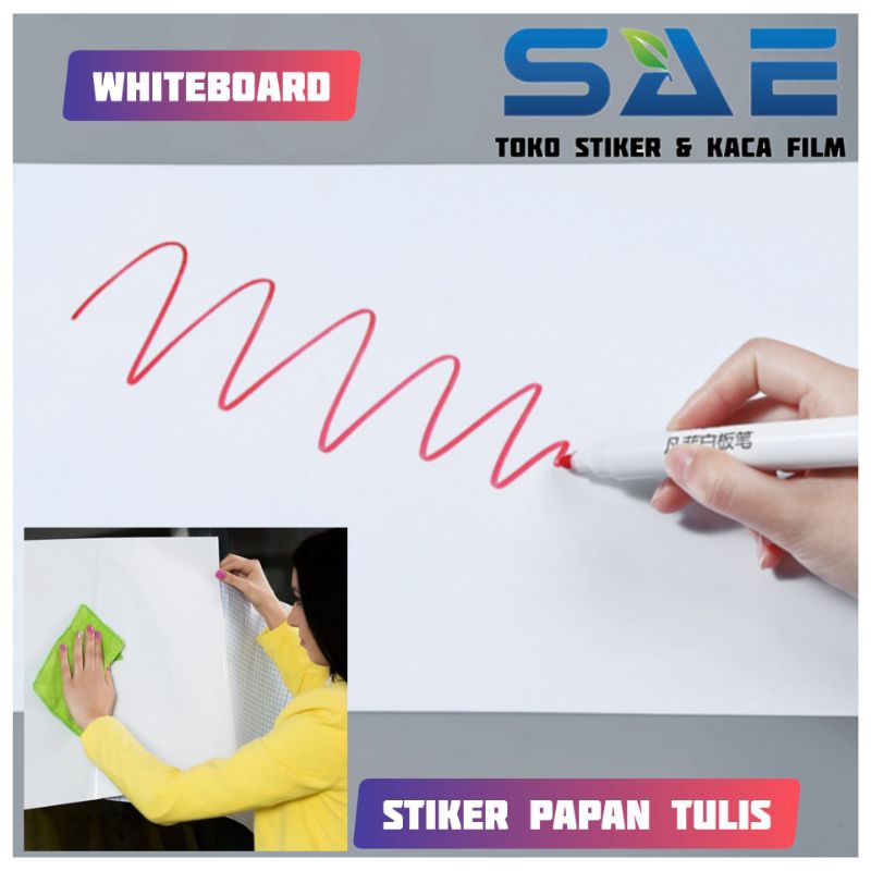 

Wallpaper Sticker Papan Tulis Putih White board Anak Tempel Dinding Menu Makanan
