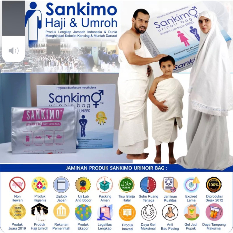 Kantong Urine Sankimo / Peepis / Kantong Kencing